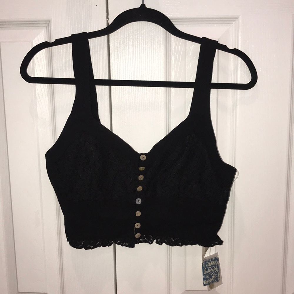 NWT Free People Womens Here I Go Brami Crop top